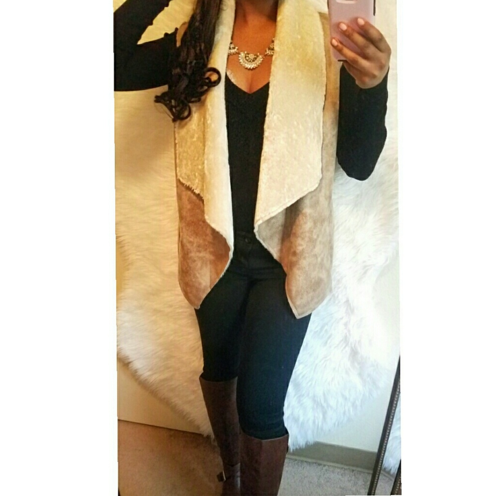 Fashion Nova Camel Vest
